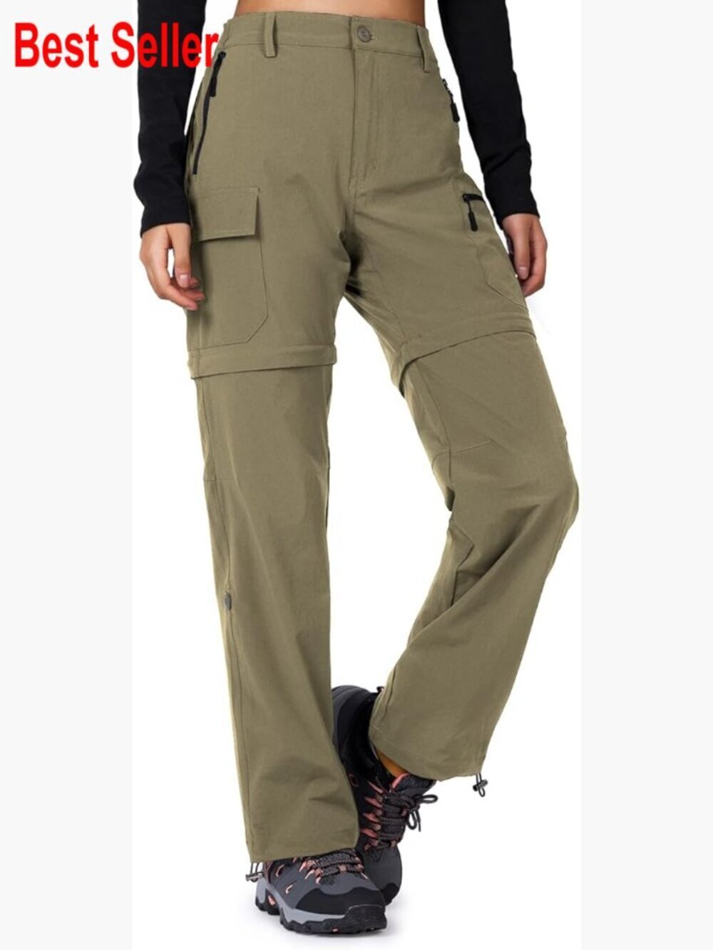 Convertible Hiking Pants Quick Dry Stretch Lightweight Zip Off Outdoor